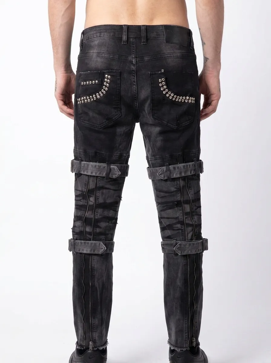 Back view of 1665 Black Grey Std