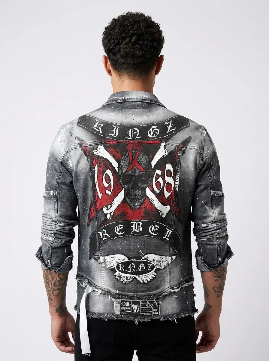 Back view of 1846 Grey 