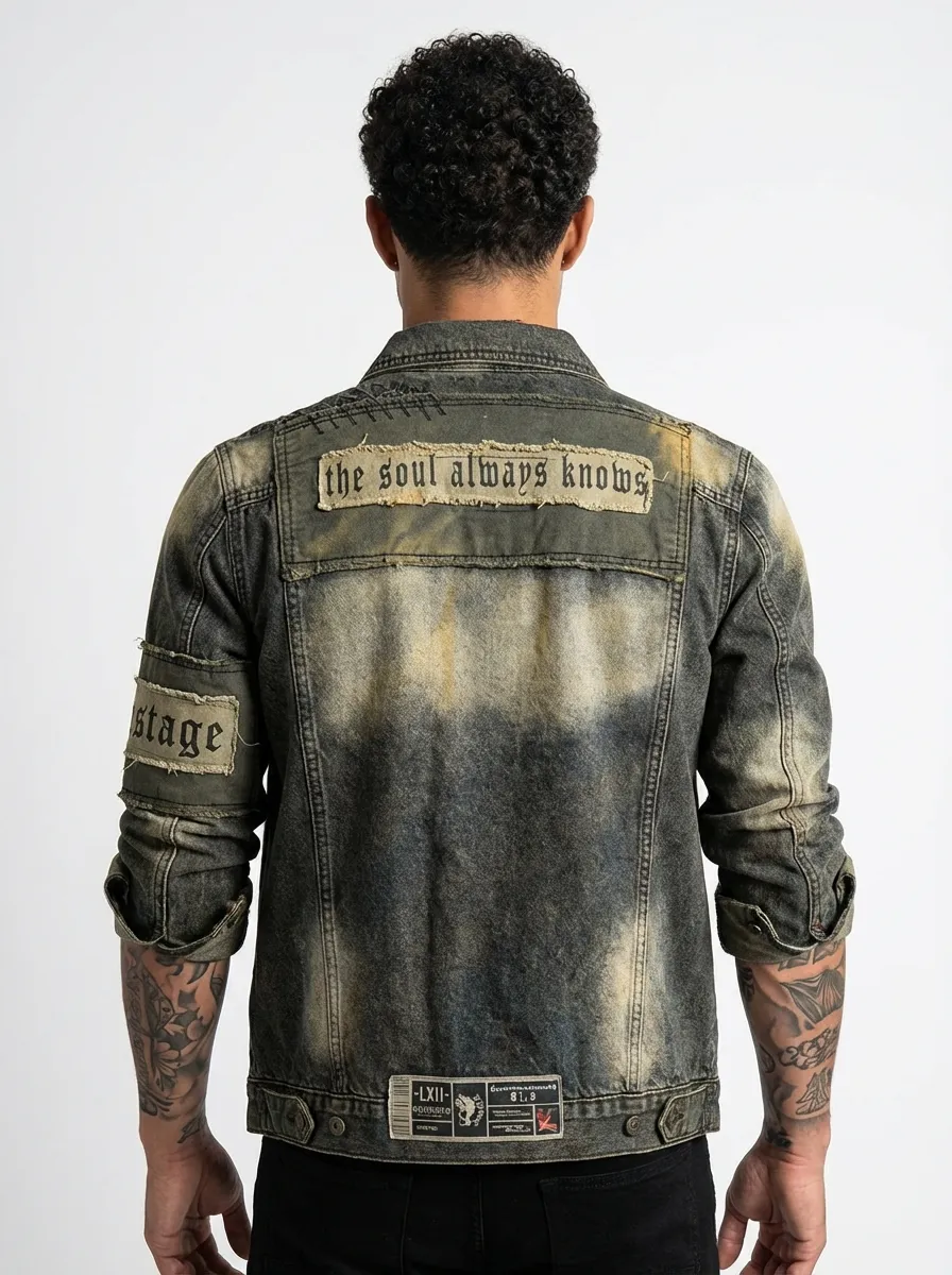Back view of 1849 Black Green