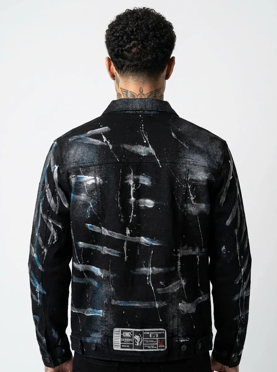 Back view of 1838-1BlackSilver